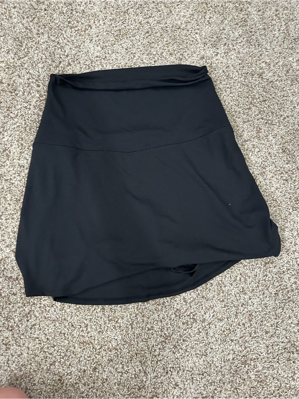 Black Women's maternity Active Skort - Versatile Everyday Skirt